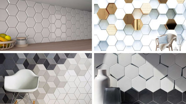 latest white hexagon tile trends