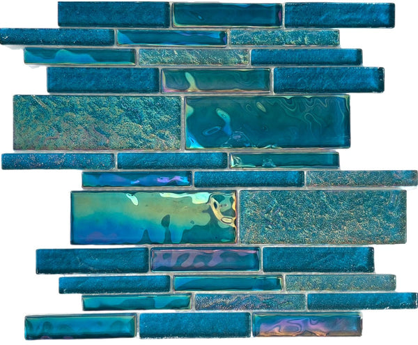 Nautical Turquoise Lineal Pool Tile