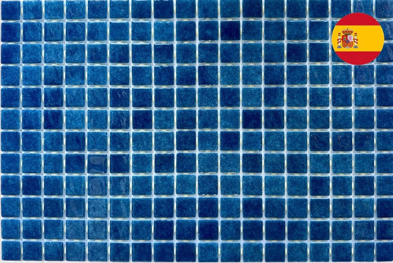 Foggy Nieblas Navy Blue Pool Tile