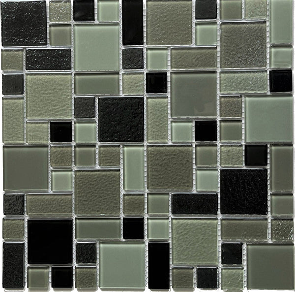 Riviera Dark Mix Mosaic Tile - Tiles and Deco