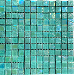 Nautical Iridescent Aquamarine 1x1