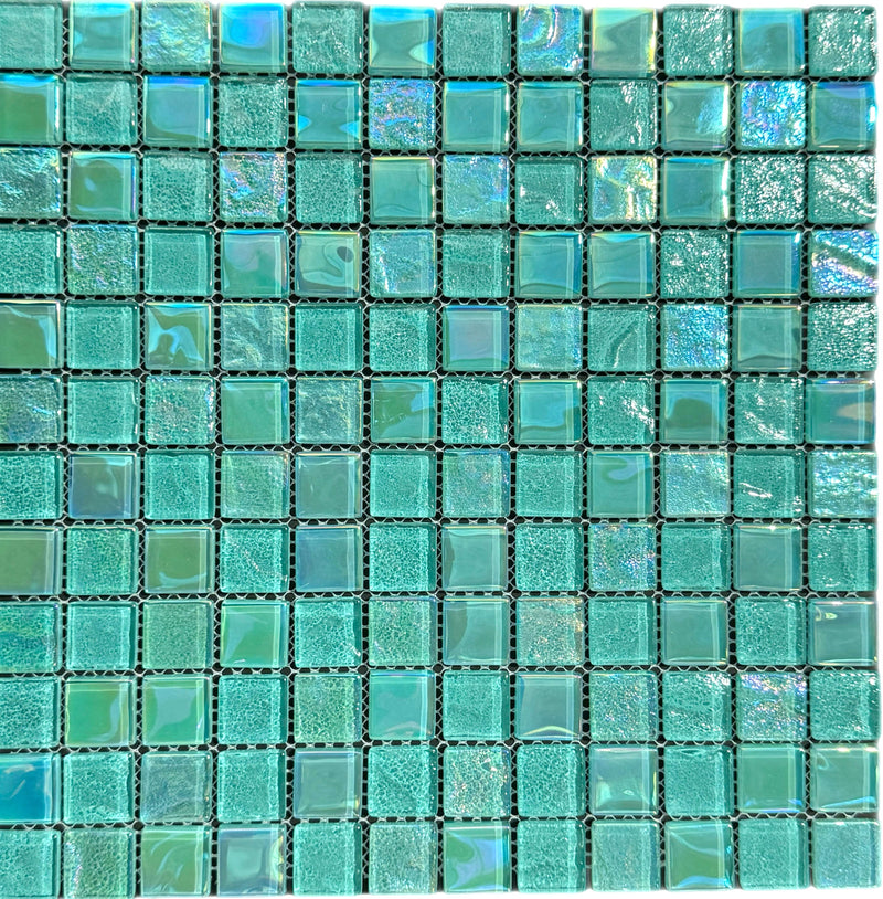 Nautical Iridescent Aquamarine 1x1