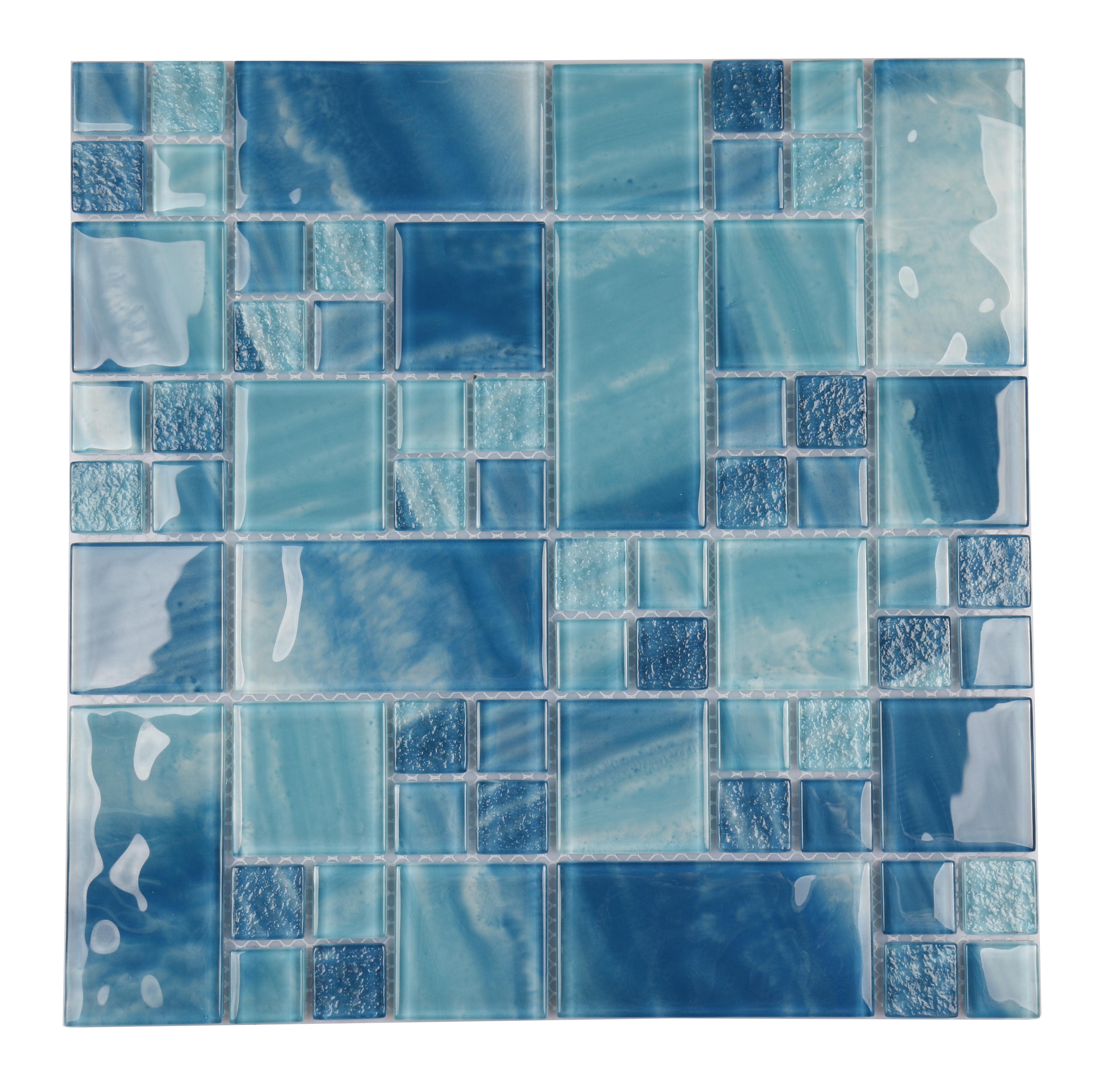 Ocean Sky Blue Square – Tiles and Deco