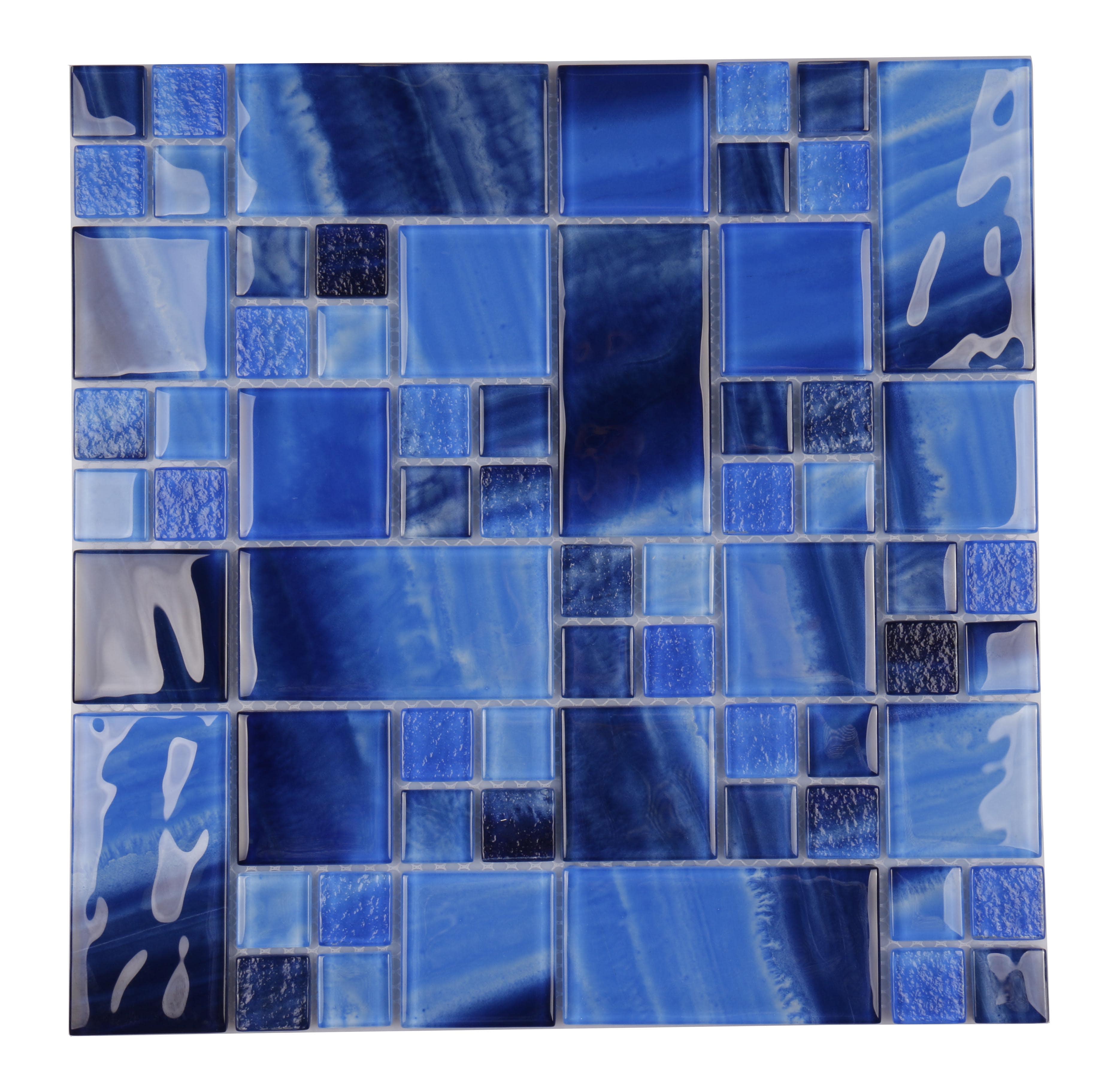 Ocean Dark Blue Square – Tiles and Deco