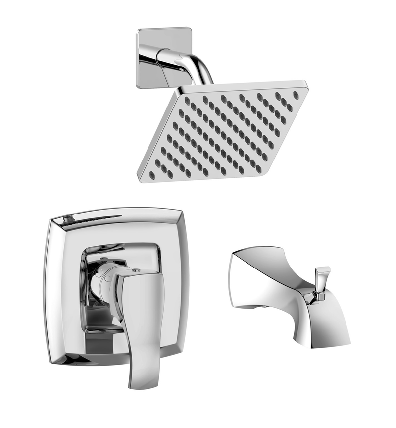 Elemental - Kit 1 Way Shower - Chrome