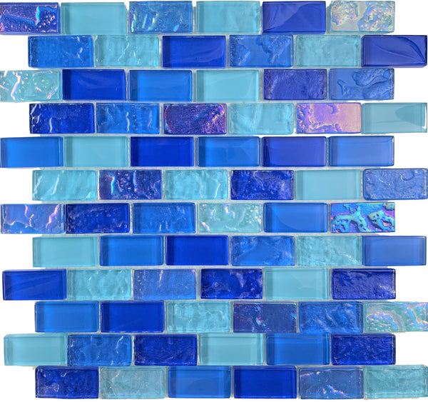 Caribbean Glass Tile | Mosaic Glass Tile - Tiles and Deco